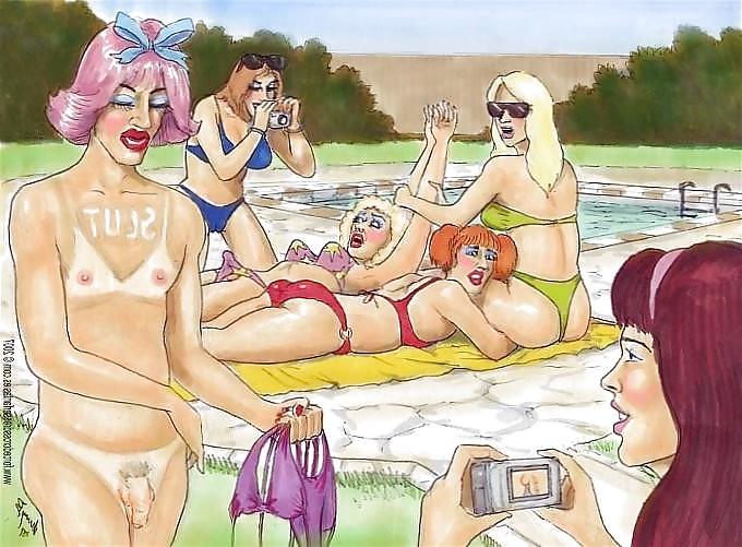25P Cartoon gay sissy
