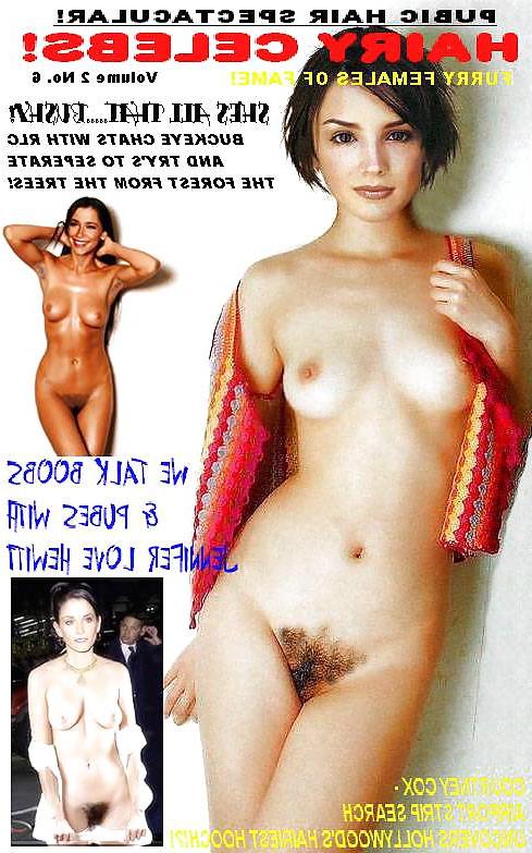 11P Hairy Celebs Magazine - unusual series of fakes I found