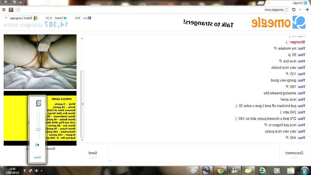 14P Omegle girl completes game