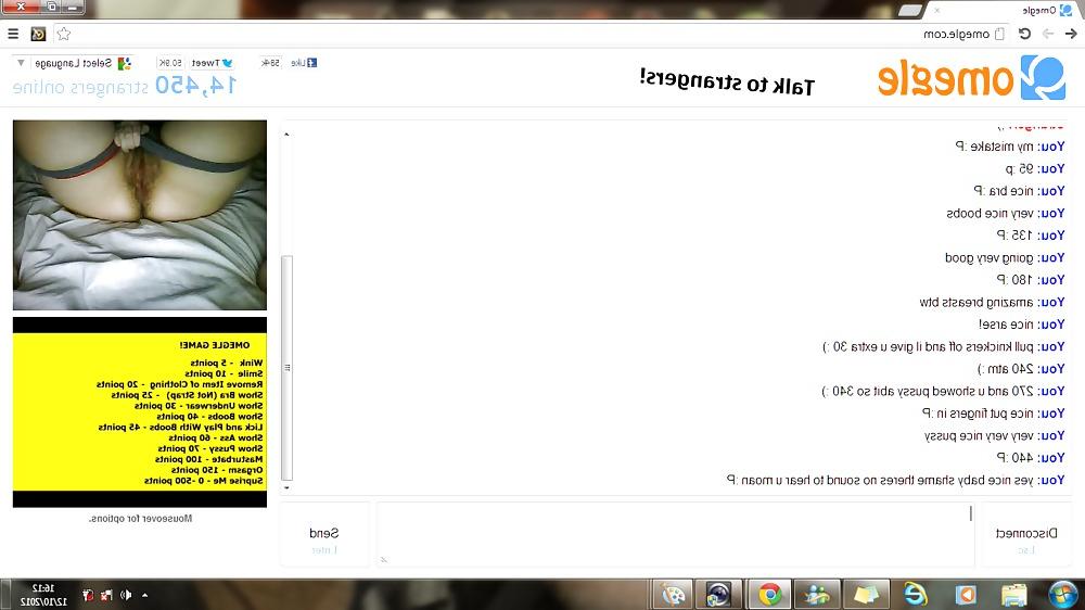 14P Omegle girl completes game