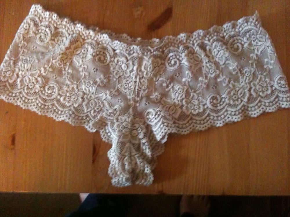 10P Cumming over a pair of wife's panties