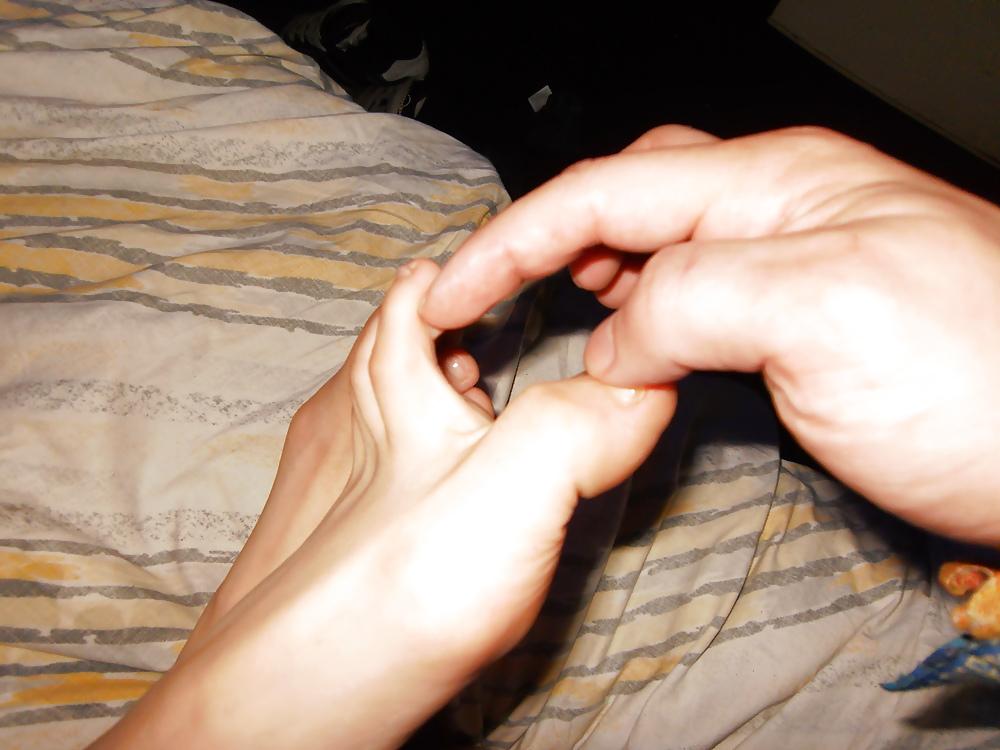 15P Vioella 's Feet - Foot Model toes and sole show