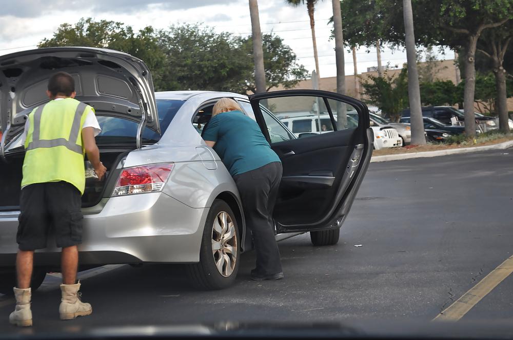 5P Fat Granny Ass Bent Over