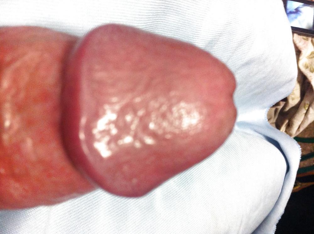 6P Shiny big cock with cum