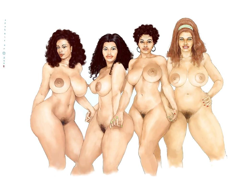 25P THICK LATINA CARTOON WOMEN