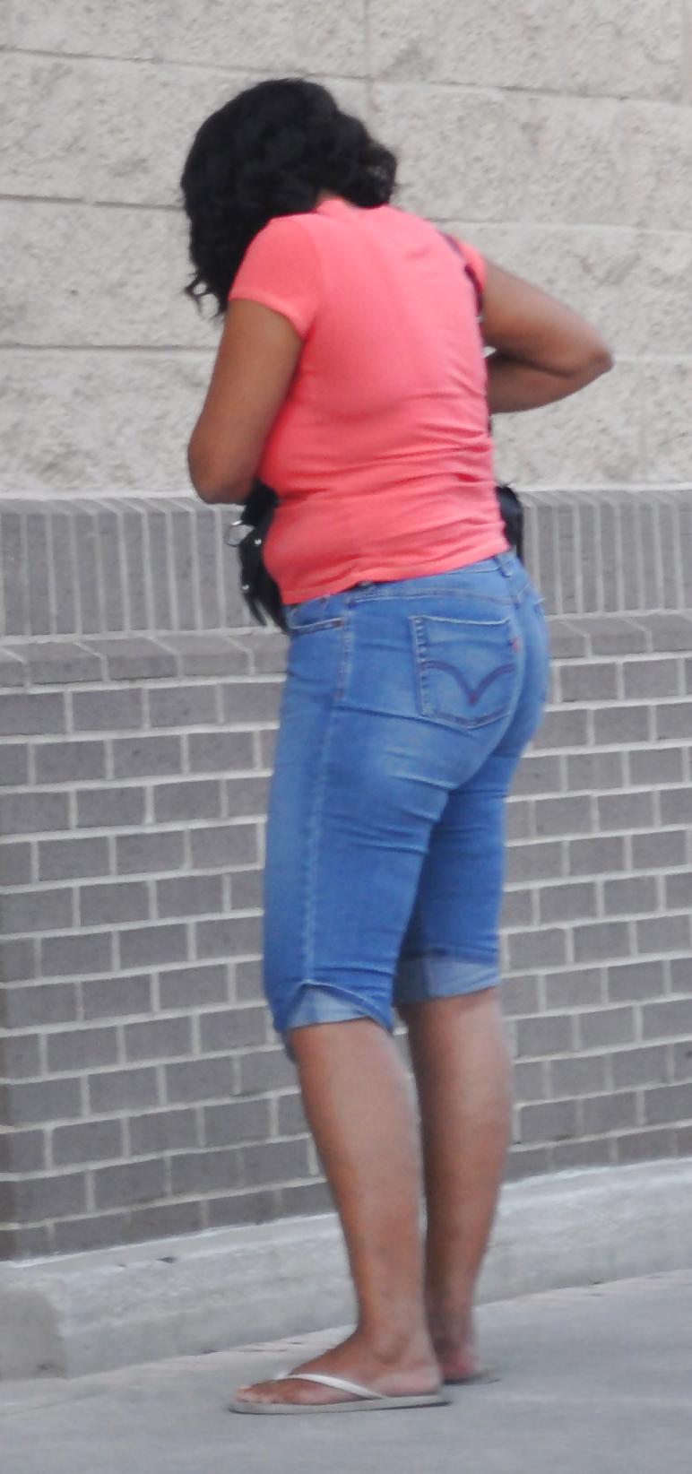 5P Black MILF having a smoke