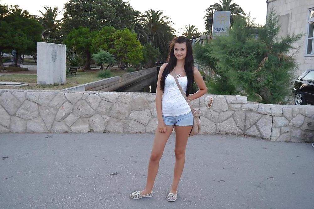 25P Skinny Brunette 18 Teen