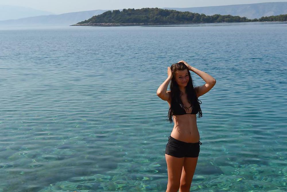25P Skinny Brunette 18 Teen