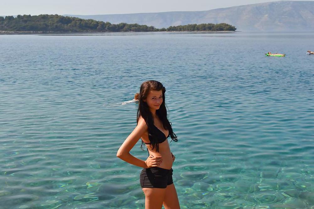 25P Skinny Brunette 18 Teen