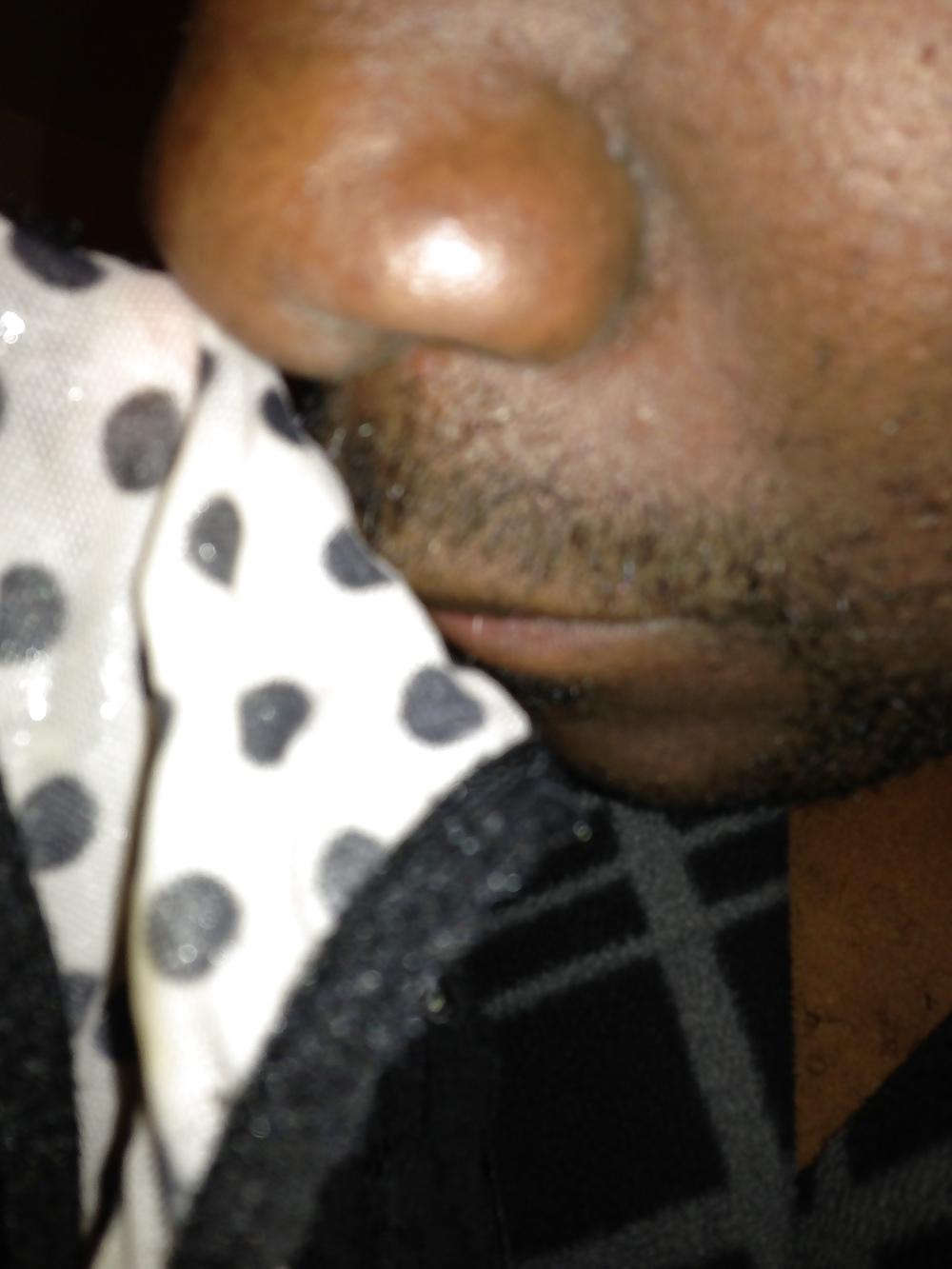 6P Sniffin then cumin over Jayne Kittens knickers