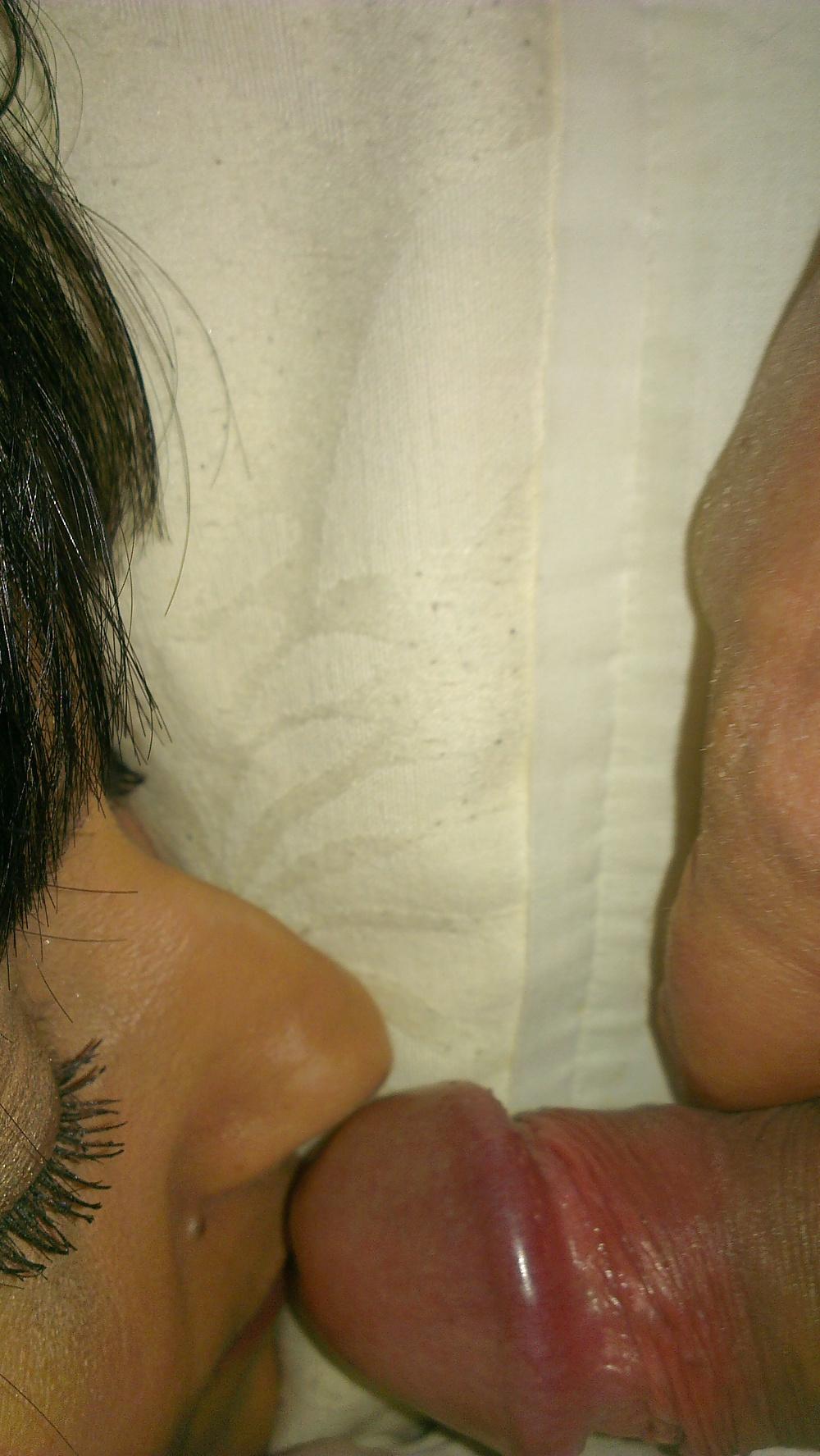 13P Dreamy wife feels cock on her face