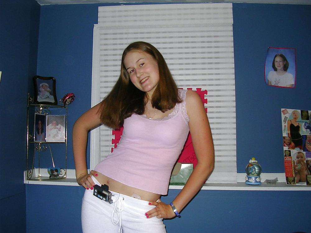 14P Shy teen with pigtails - N. C. 
