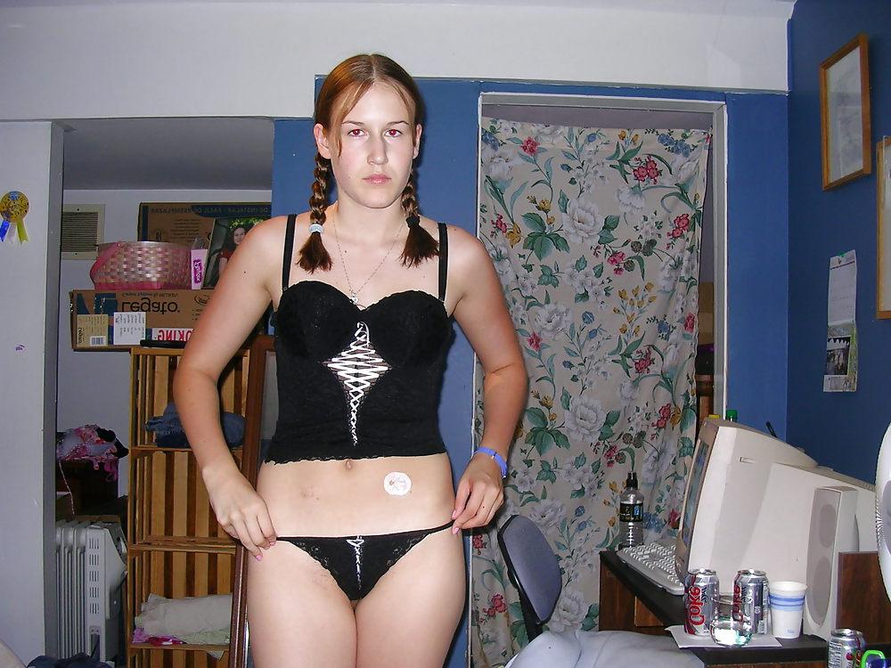 14P Shy teen with pigtails - N. C. 