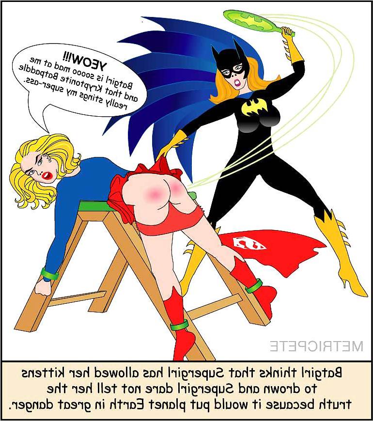 25P Superhero Spanking