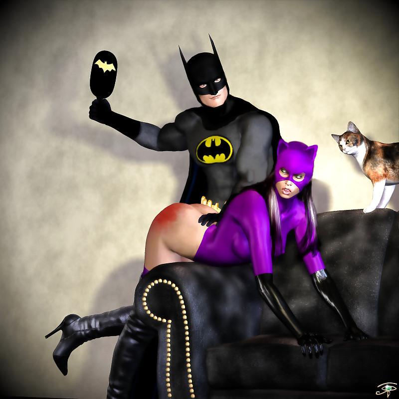 25P Superhero Spanking