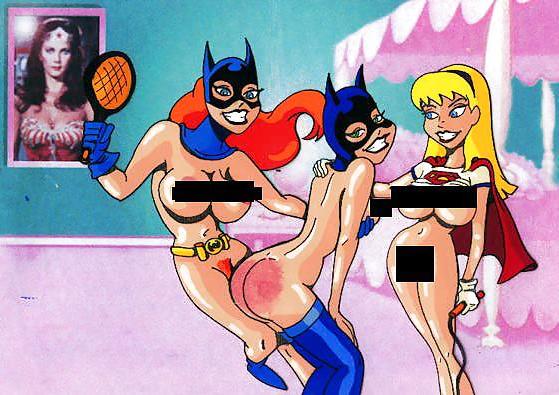 25P Superhero Spanking