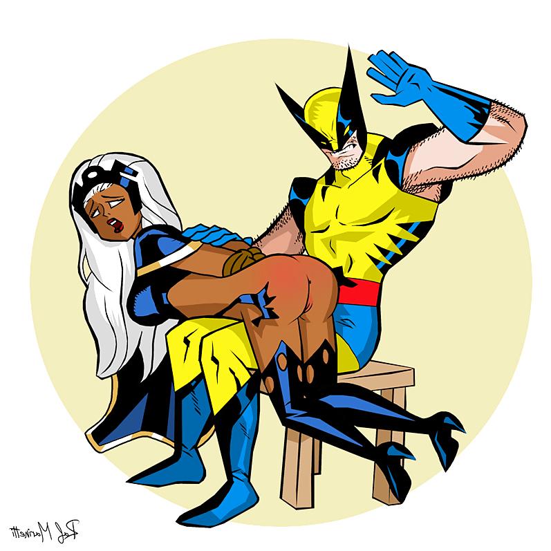 25P Superhero Spanking