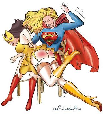 25P Superhero Spanking