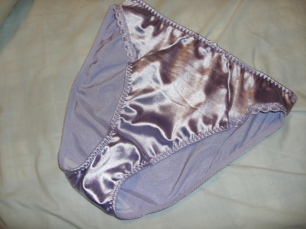 19P Wife's shiny panties