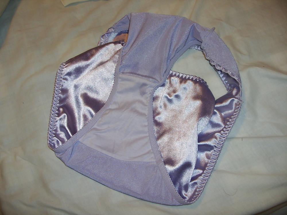 19P Wife's shiny panties