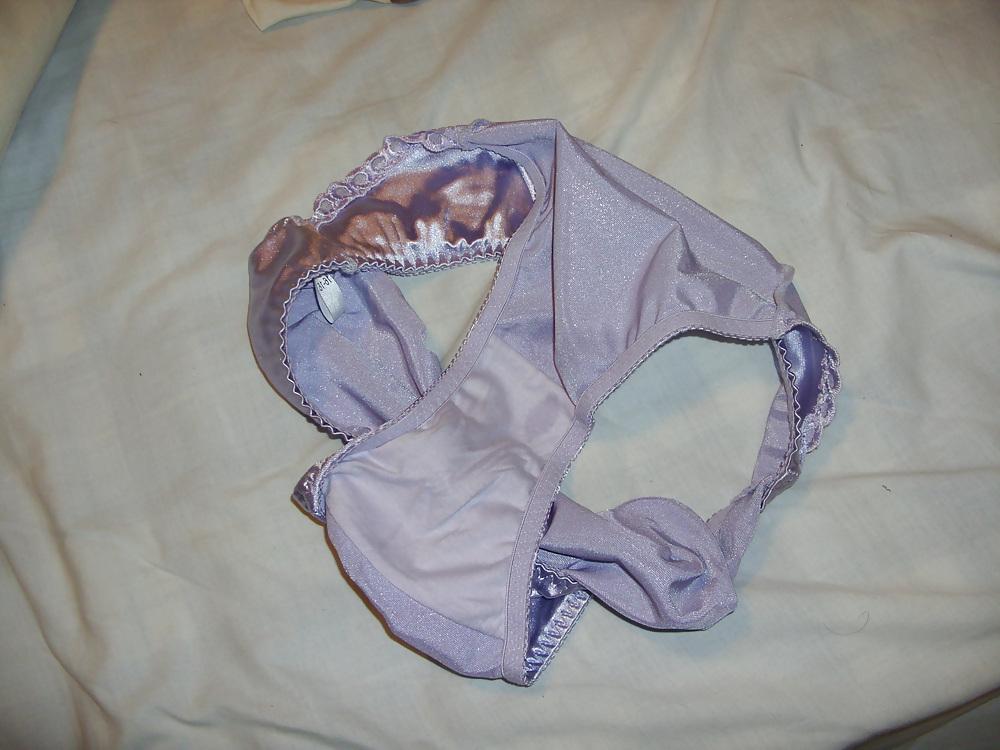 19P Wife's shiny panties
