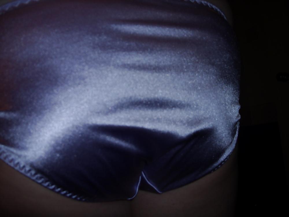19P Wife's shiny panties