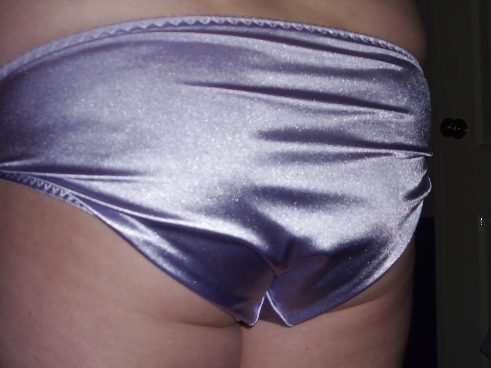 19P Wife's shiny panties