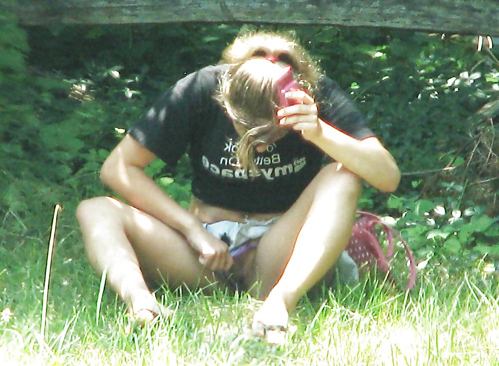 25P Upskirt Cameltoes #rec Amateur showing pussy PublicNudity 5