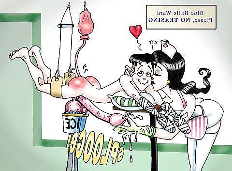 25P Sexy Cartoon nurses Spike