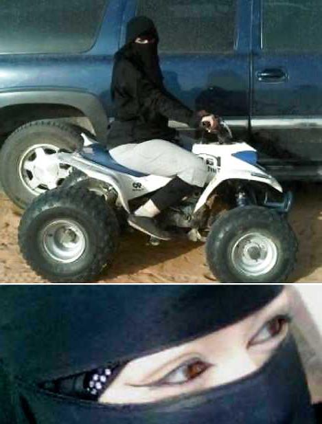 18P Motorcycles hijab niqab jilba arab turbanli tudung paki