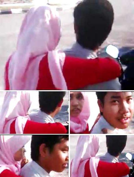 18P Motorcycles hijab niqab jilba arab turbanli tudung paki