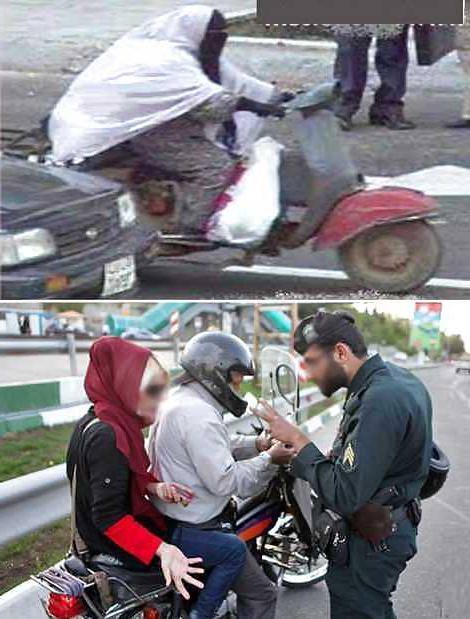 18P Motorcycles hijab niqab jilba arab turbanli tudung paki