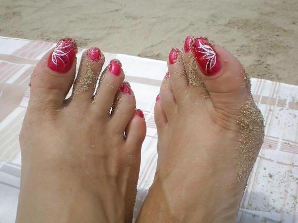 10P Anna 's sexy toe nails