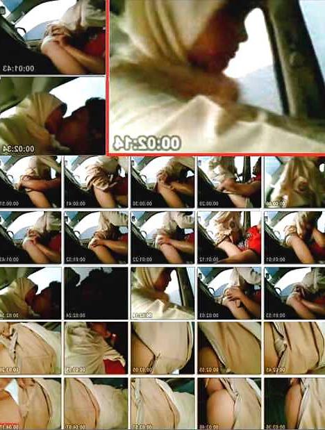 25P Jilbab & hijab & niqab & arab & tudung turban in car