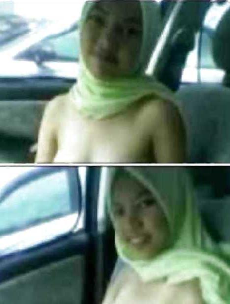 25P Jilbab & hijab & niqab & arab & tudung turban in car
