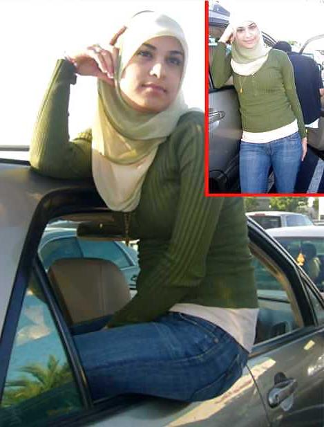 25P Jilbab & hijab & niqab & arab & tudung turban in car