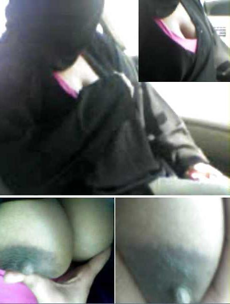 25P Jilbab & hijab & niqab & arab & tudung turban in car