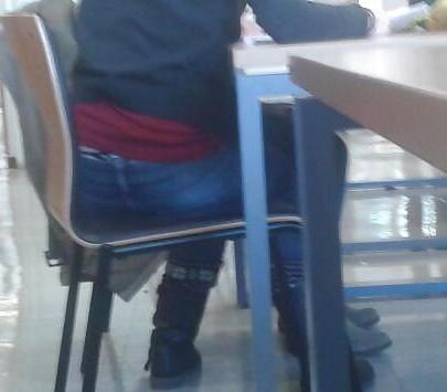5P Thong in public