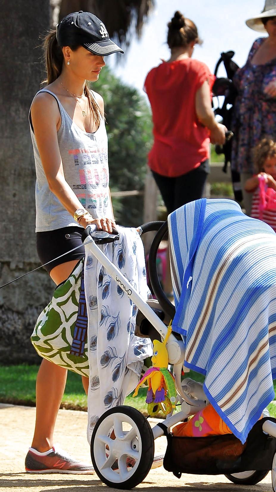 12P Alessandra Ambrosio - Rocks The Short Shorts