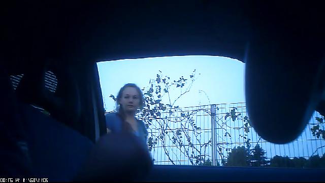 25P Flashing car masturbation - 1