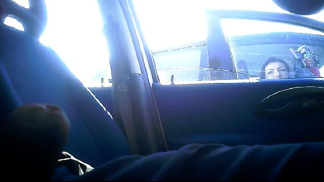25P Flashing car masturbation - 1
