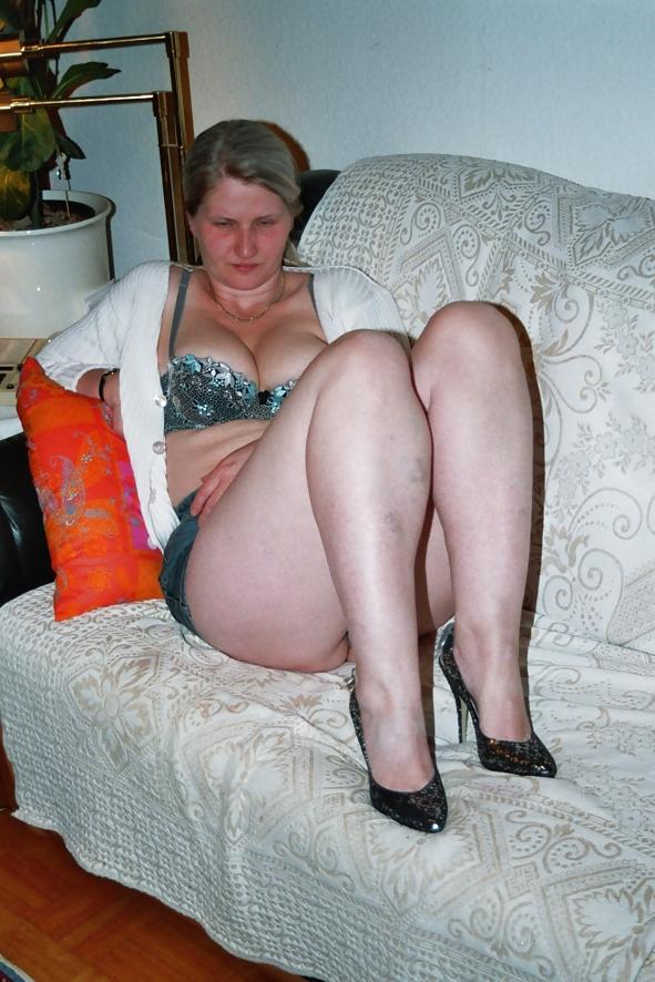 10P SAG - Wife's Hot Body In Short Tight Slinky Denim Skirt 07