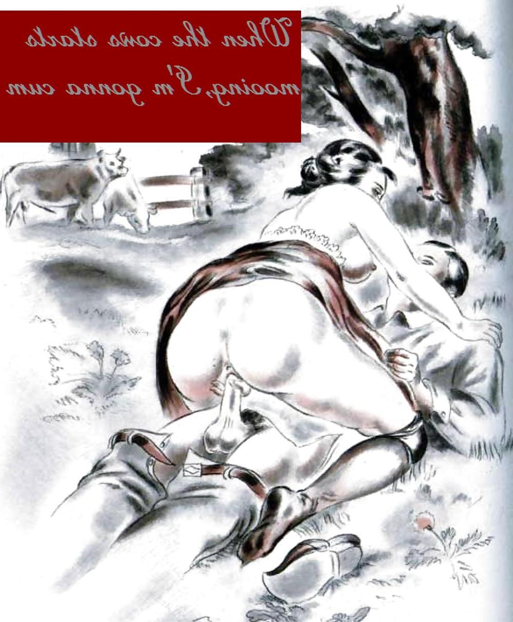 25P Vintage Sexual Cartoons