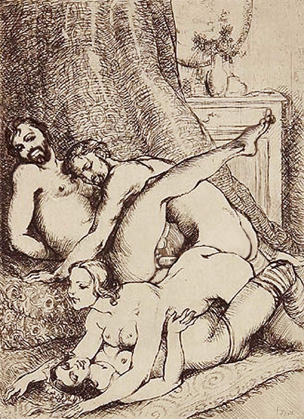25P Vintage Sexual Cartoons