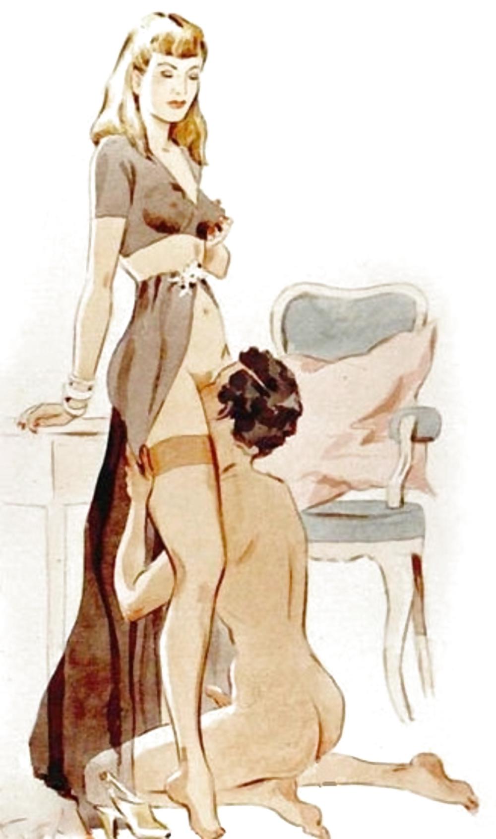 25P Vintage Sexual Cartoons