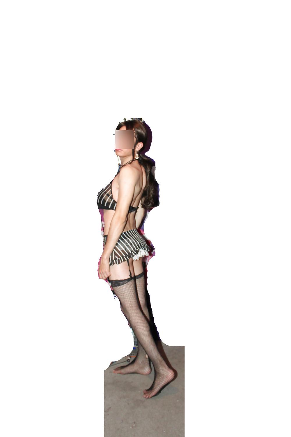 9P Travesti zorrita puta vestida 