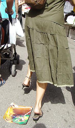 14P Candid feet street