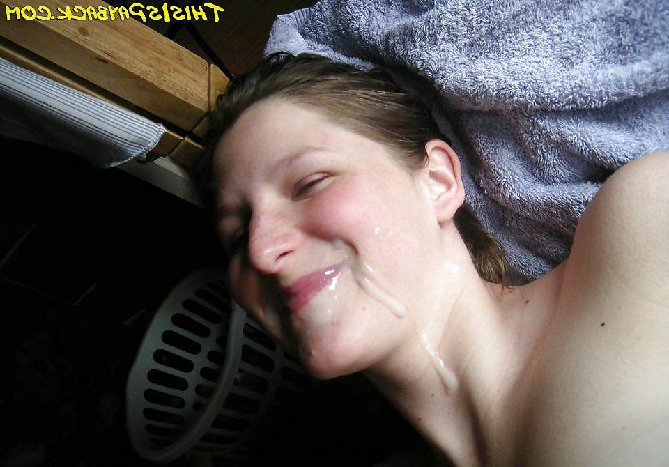 25P Cute shaved teen masturbates and gets cumshots all over