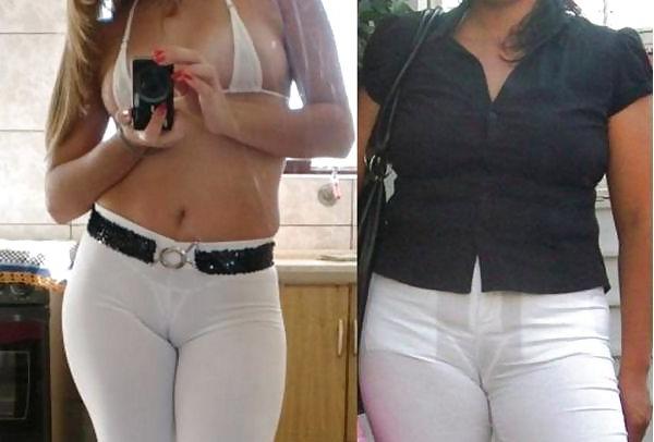 23P Fotze frisst Hose - cameltoe
