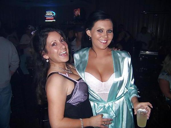 25P 2 or more girls in Satin robe or Kimono